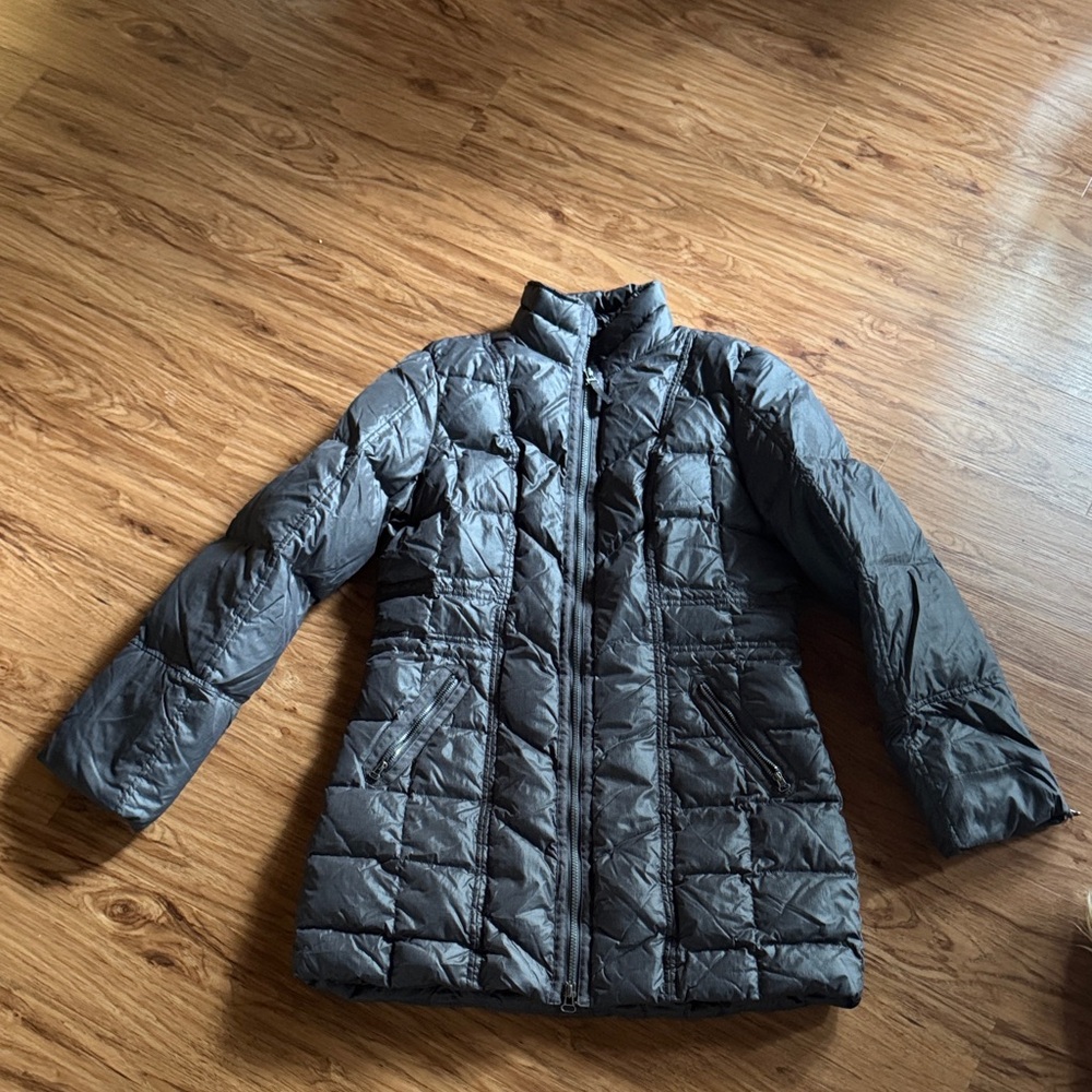 Prana Women’s Devon Down Puffer Long Jacket size large